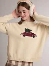 Christmas Tree Car Sweater