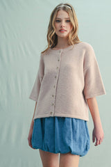 Ballet Short Sleeve Cardigan