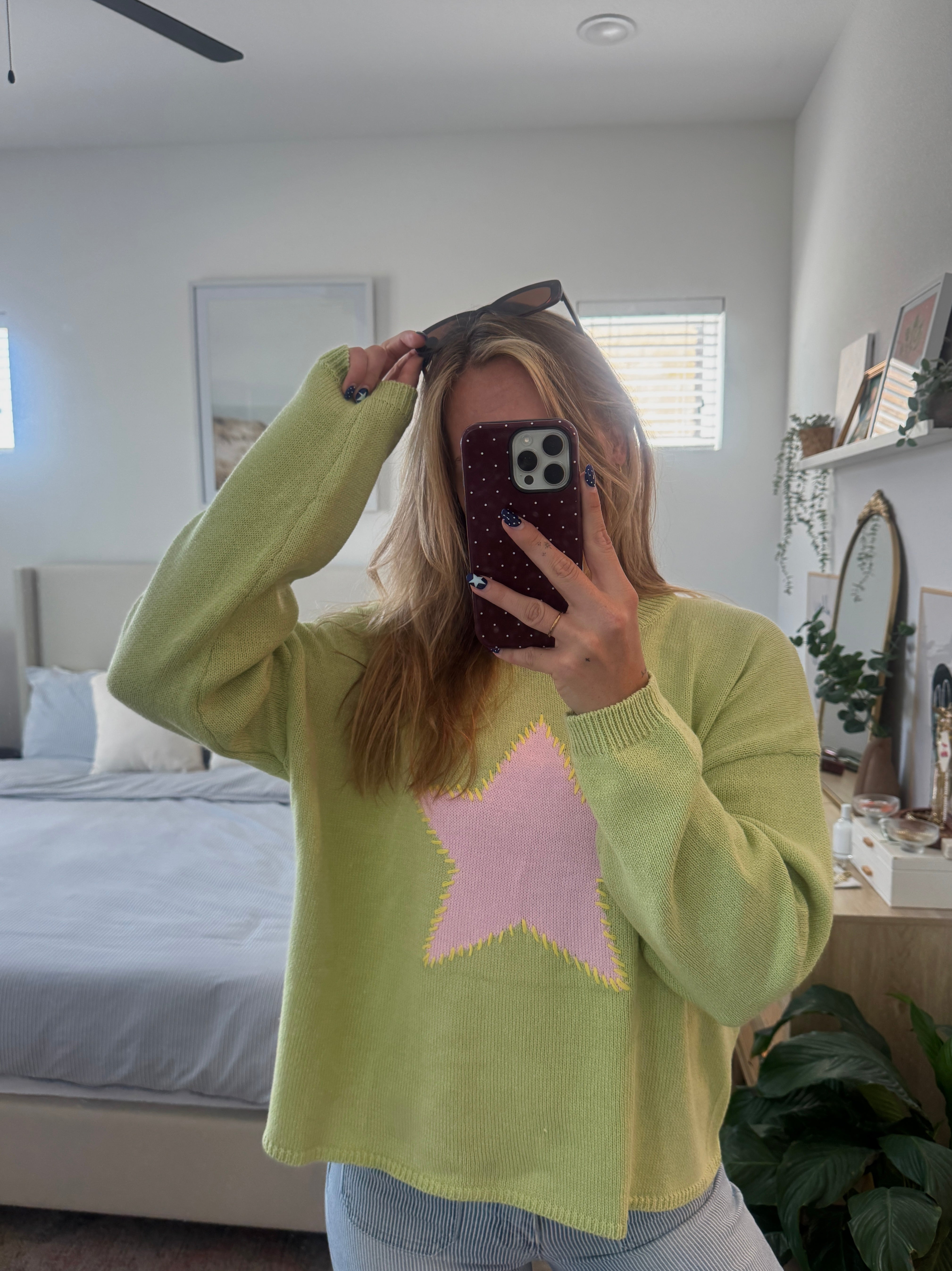 Star Stitch Sweater