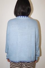 Dusty Blue Ski Sweater