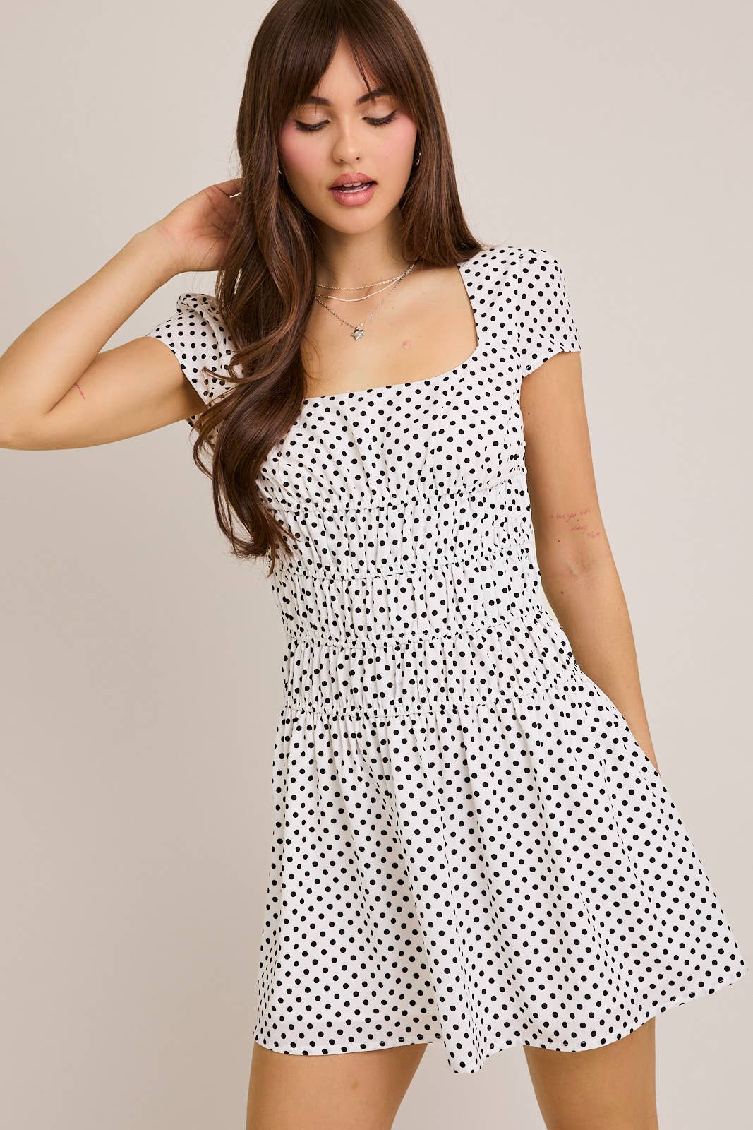 Janie Polkadot Dress