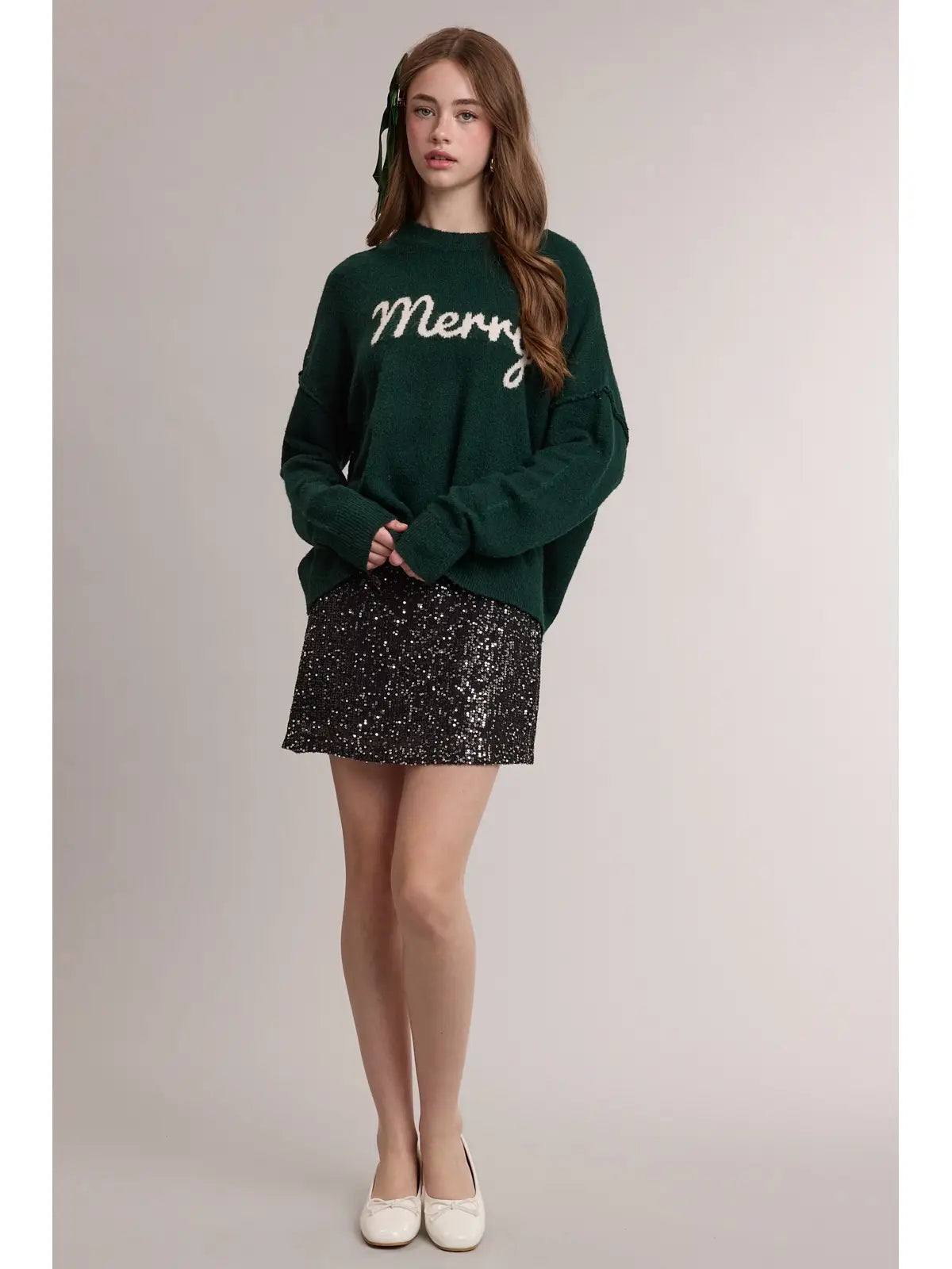 Sequin Mini Skirt