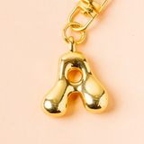 Bubble Letter Keychain Bag Charm