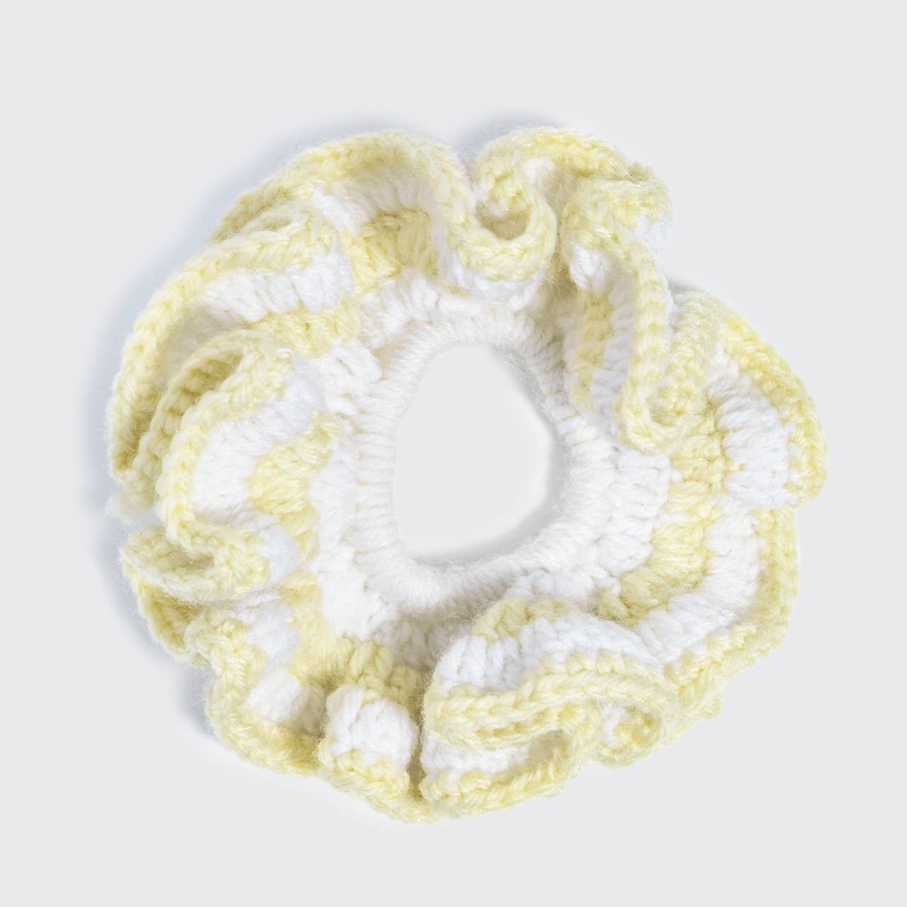 Crochet Scrunchie -  Butter Yellow