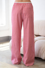 Red Ruby Stripe Pants