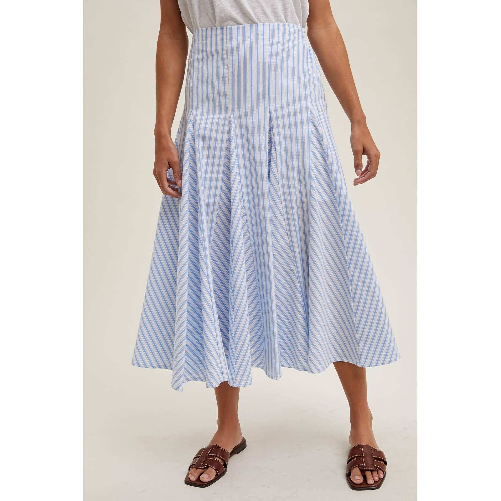 Farrah Striped Skirt