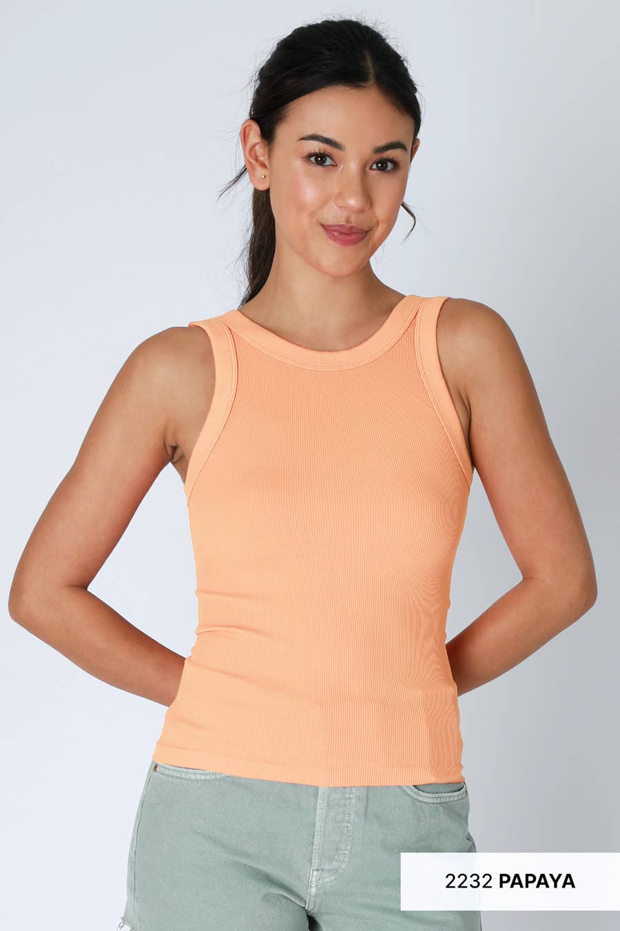 Reversible Ribbed Tank Top