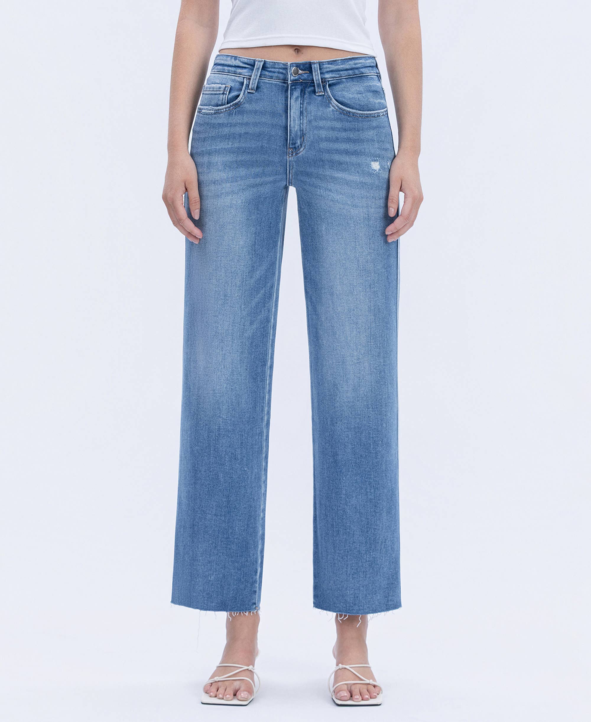 High Rise Slim Wide- Supported