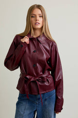 Aliana Cropped Trench Coat