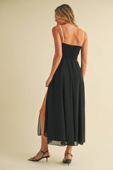 Sweetheart Contrast Dress