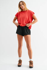 Flow Open-Back Pima Cotton Tee
