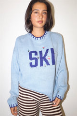Dusty Blue Ski Sweater