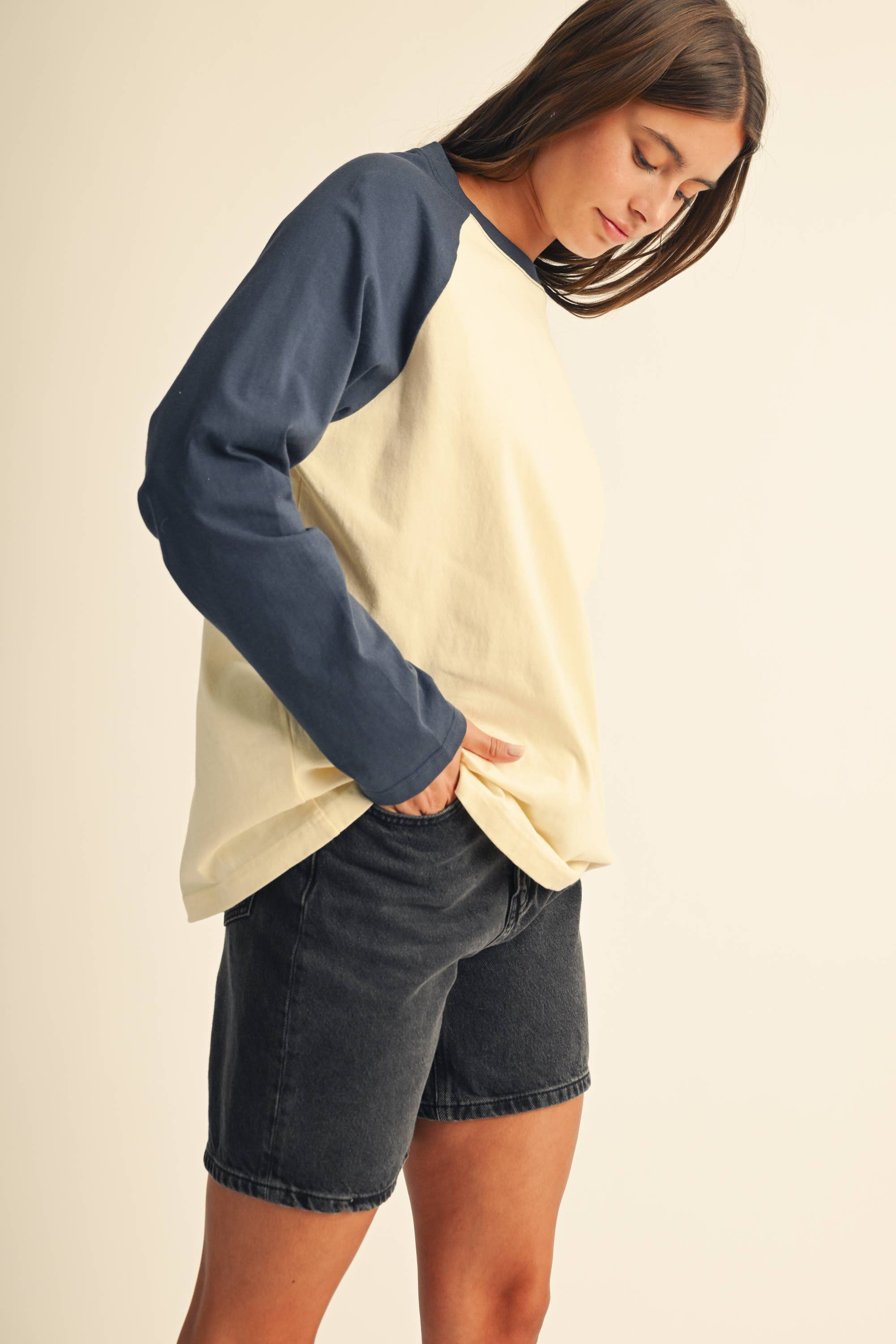 Raglan Long Sleeve Baseball Tee