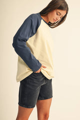 Raglan Long Sleeve Baseball Tee