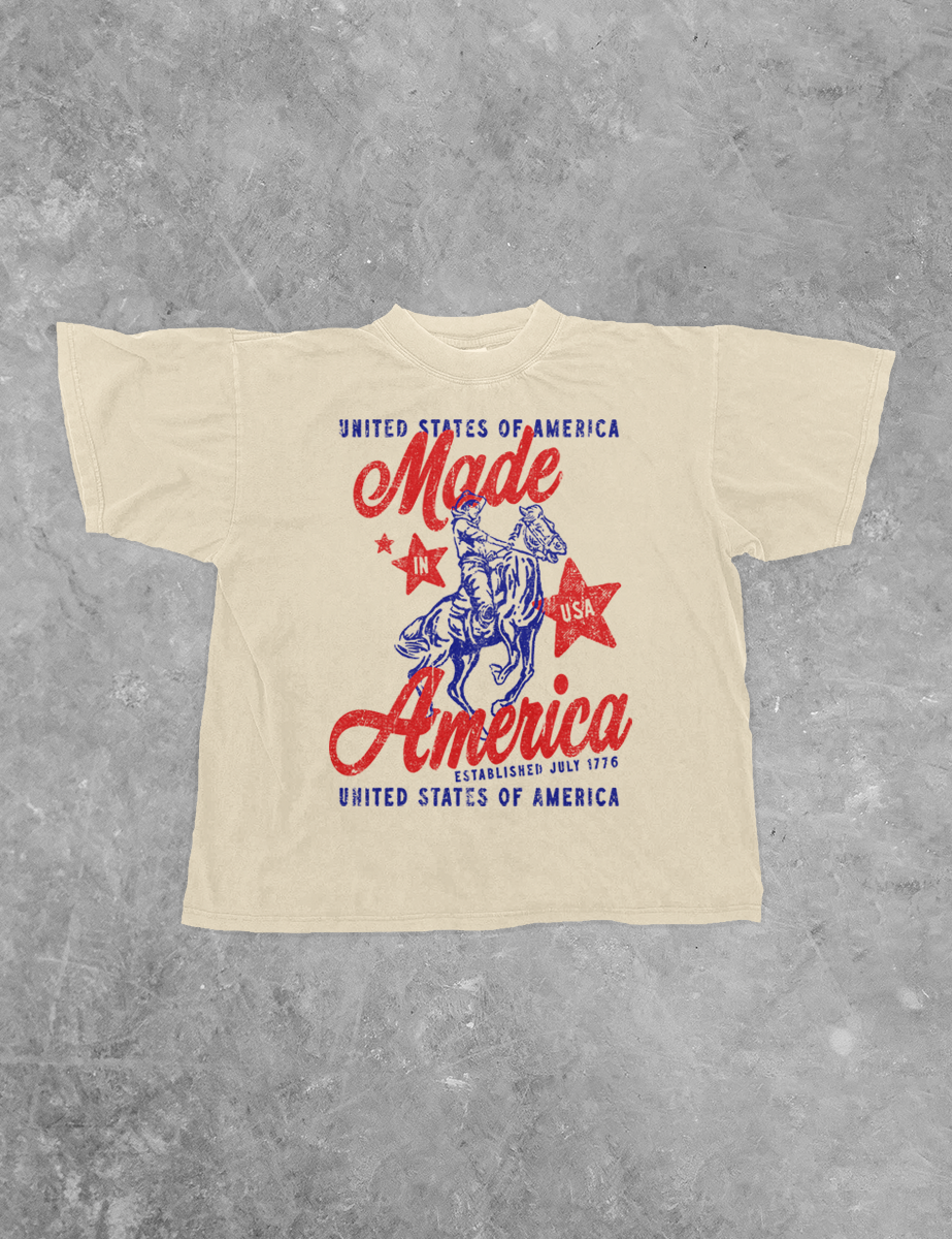 Made In America Western Tee