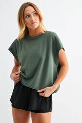 Flow Open-Back Pima Cotton Tee