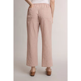 Plaid Woven Drawstring Pants