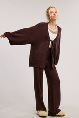 Chocolate Knit Cardigan