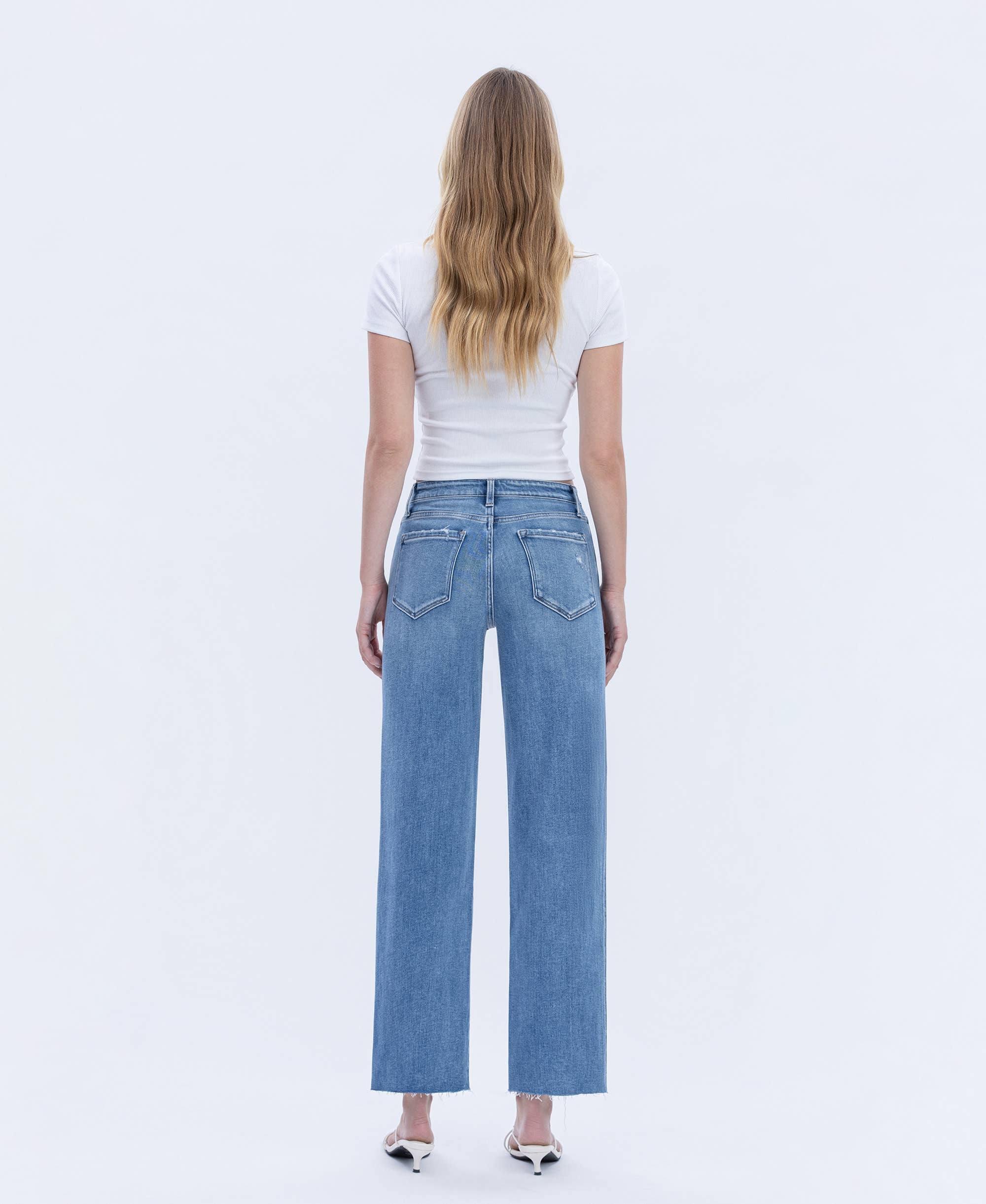 High Rise Slim Wide- Supported