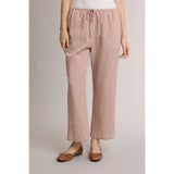 Plaid Woven Drawstring Pants