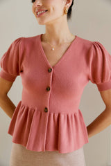 Brinley Peplum Top