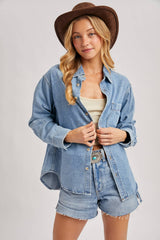 Denim Button Down Shirt