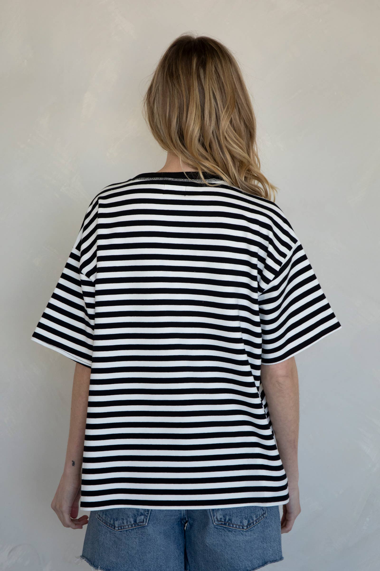 Cassandra Striped Tee