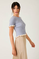 Amelia Ruffle Top