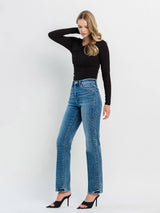 High Rise Straight Jeans- Illuminate