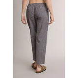 Plaid Woven Drawstring Pants