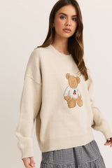 Teddy Bear Cherry Sweater
