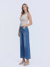 Crop Wide Leg Trouser Pant