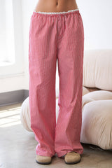 Red Ruby Stripe Pants