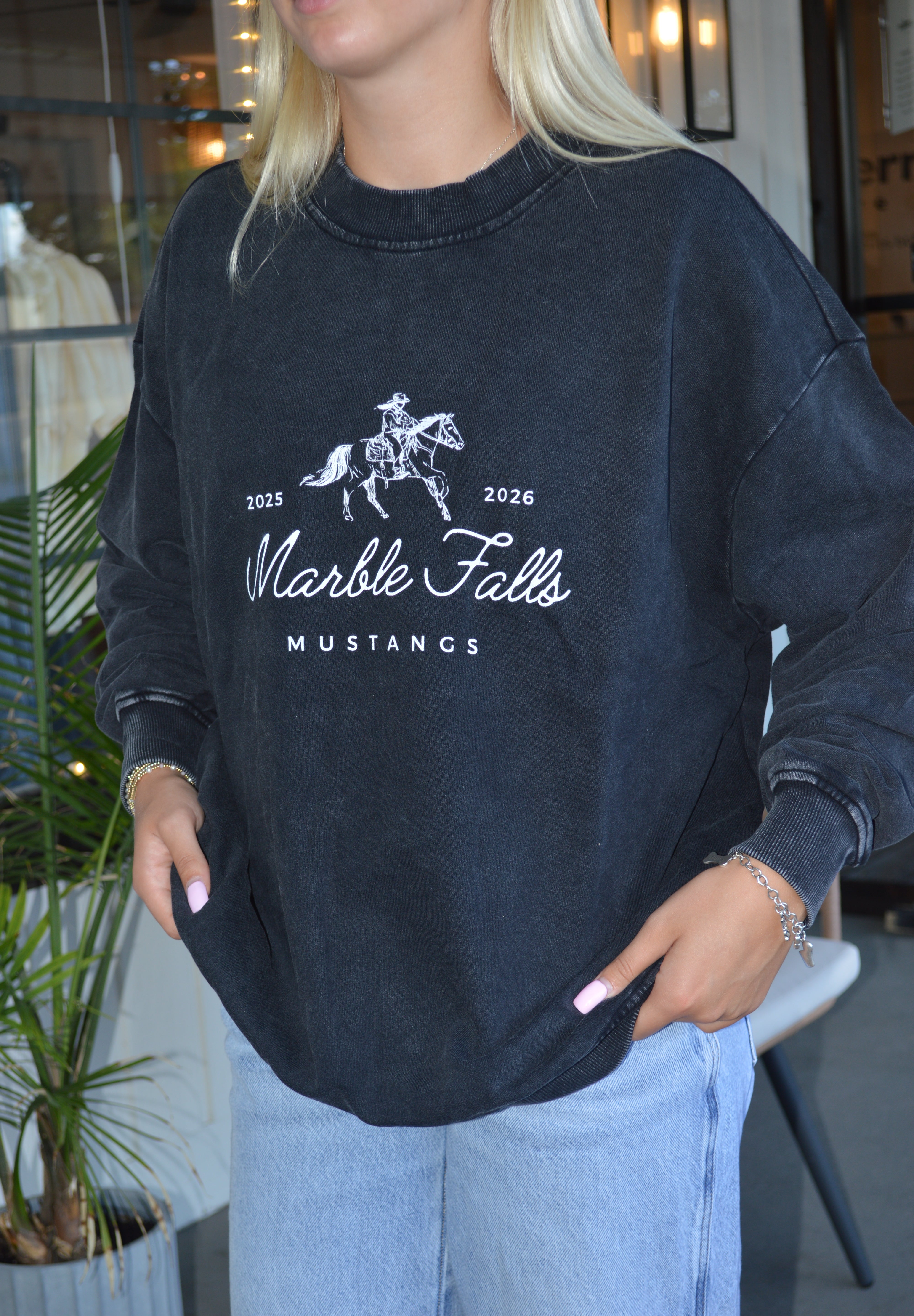Mustang Rider Crewneck