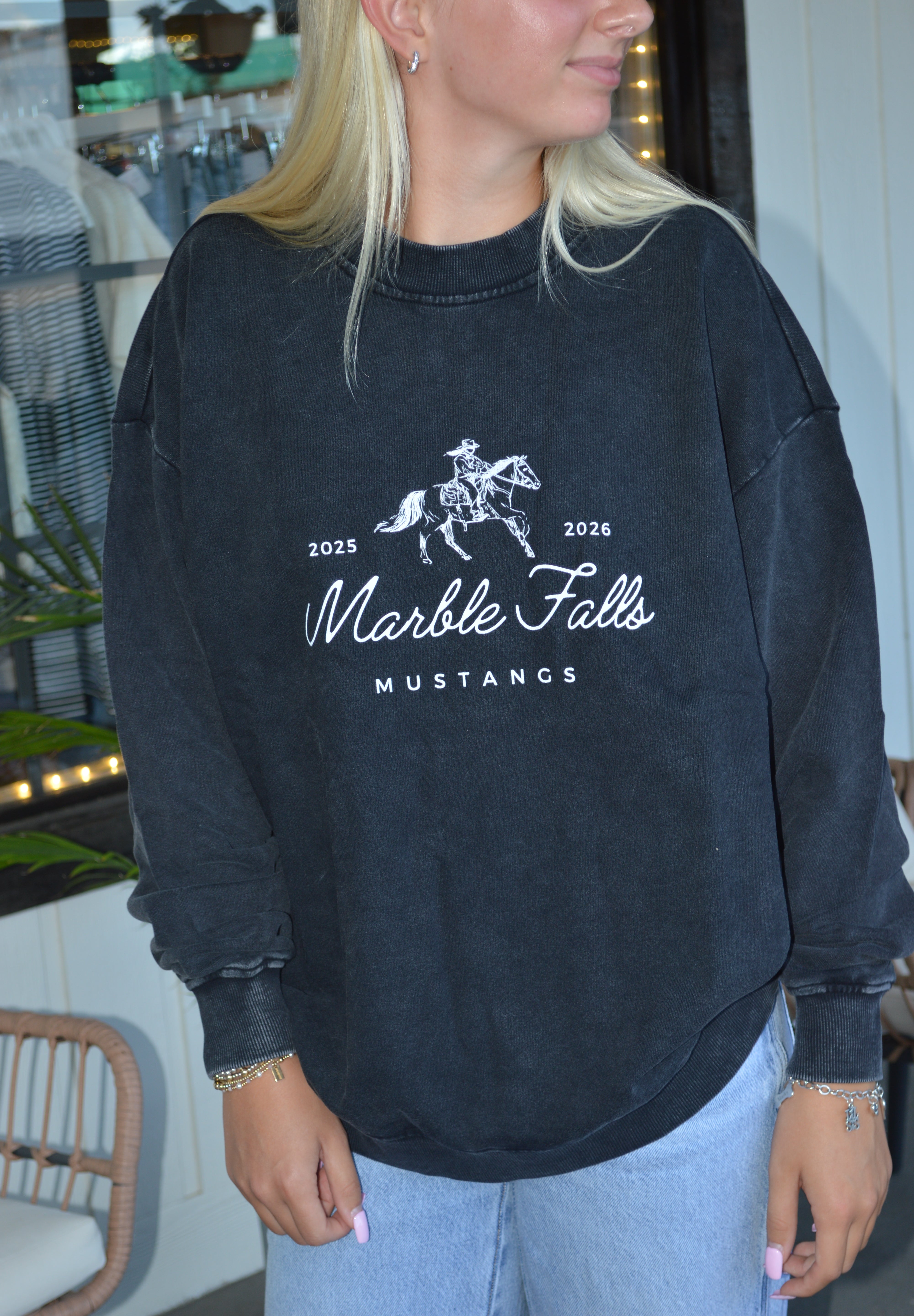Mustang Rider Crewneck