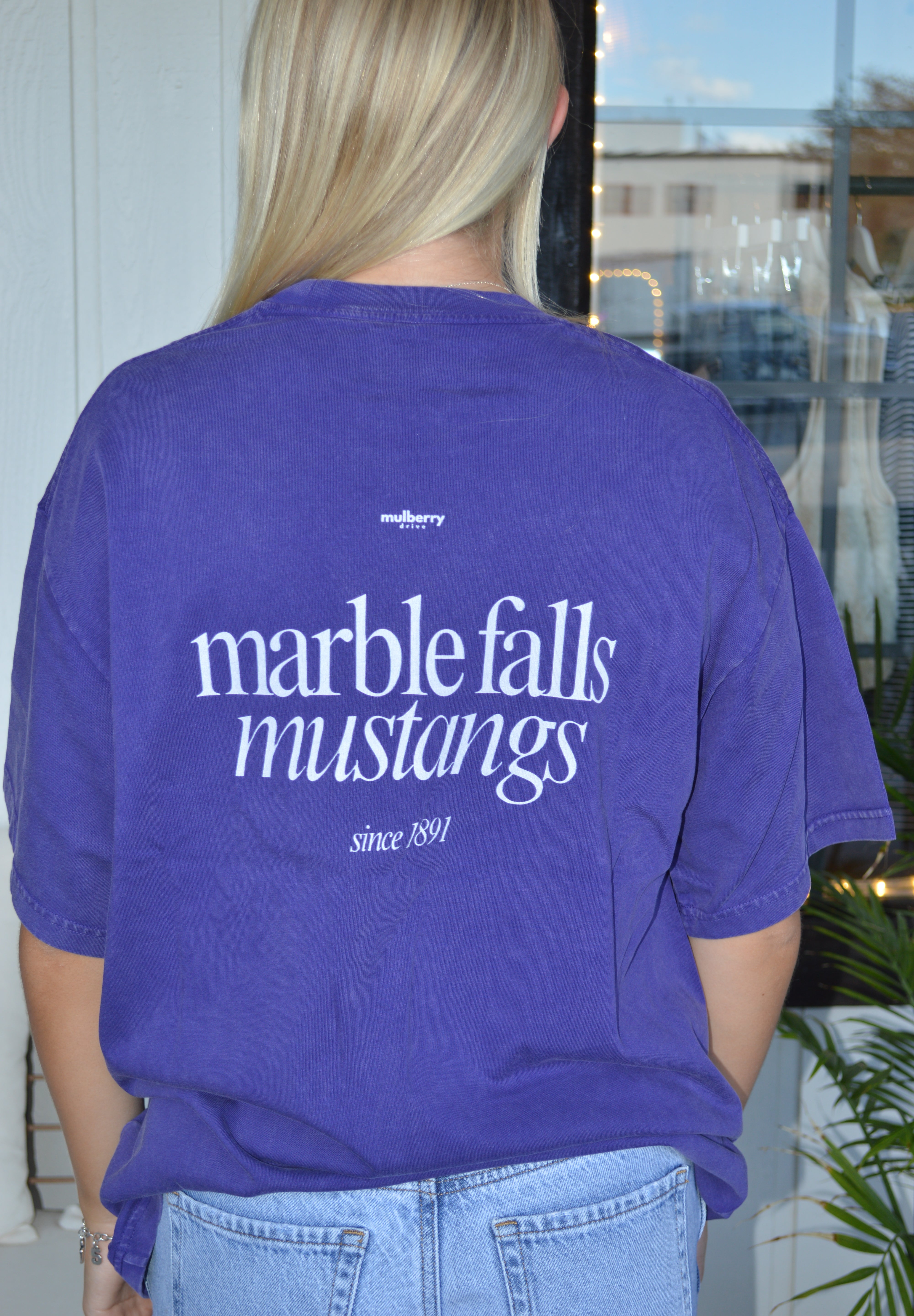 Marble Falls Mustangs Tee