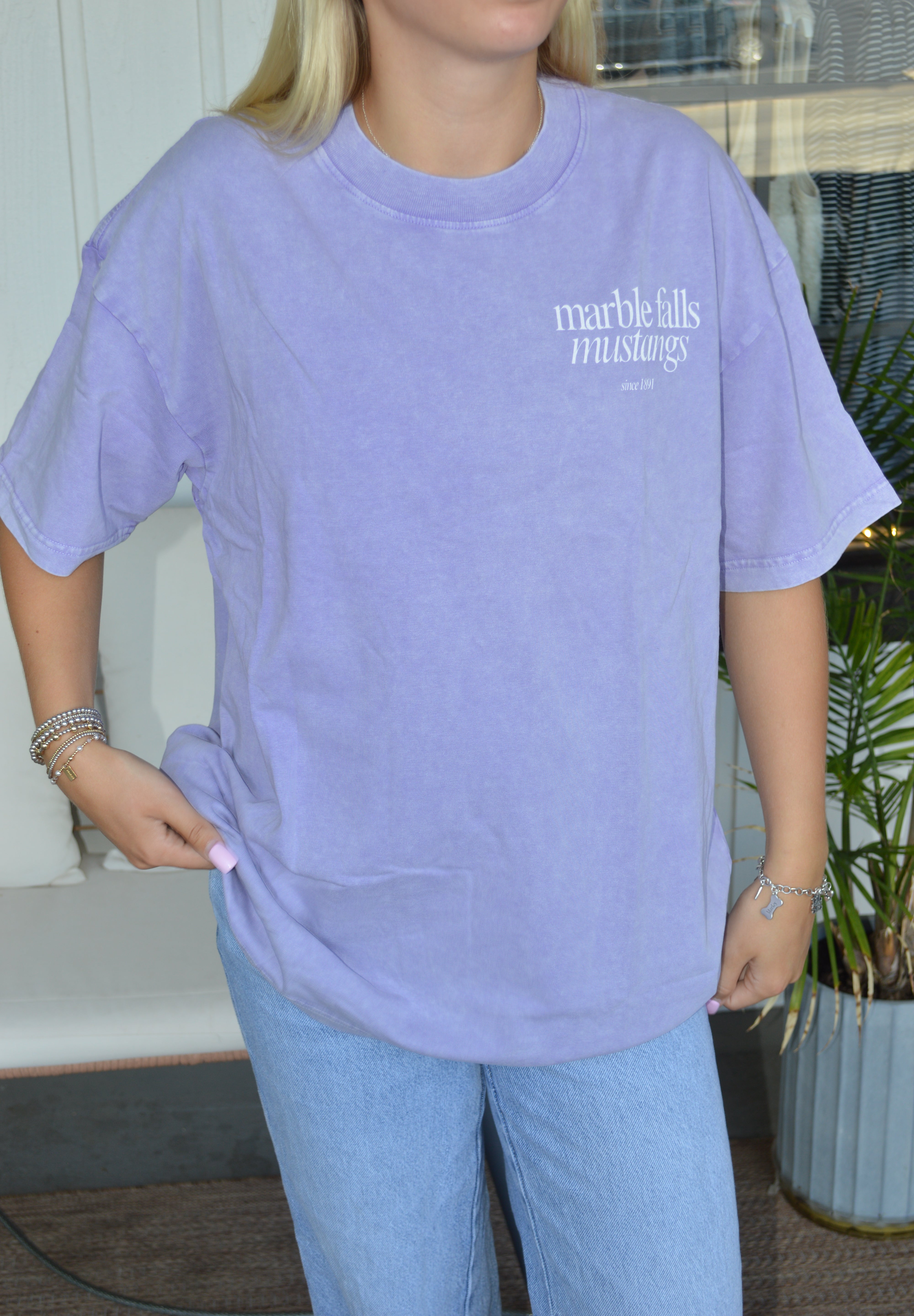 Marble Falls Mustangs Tee