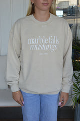 Marble Falls Mustangs Crewneck