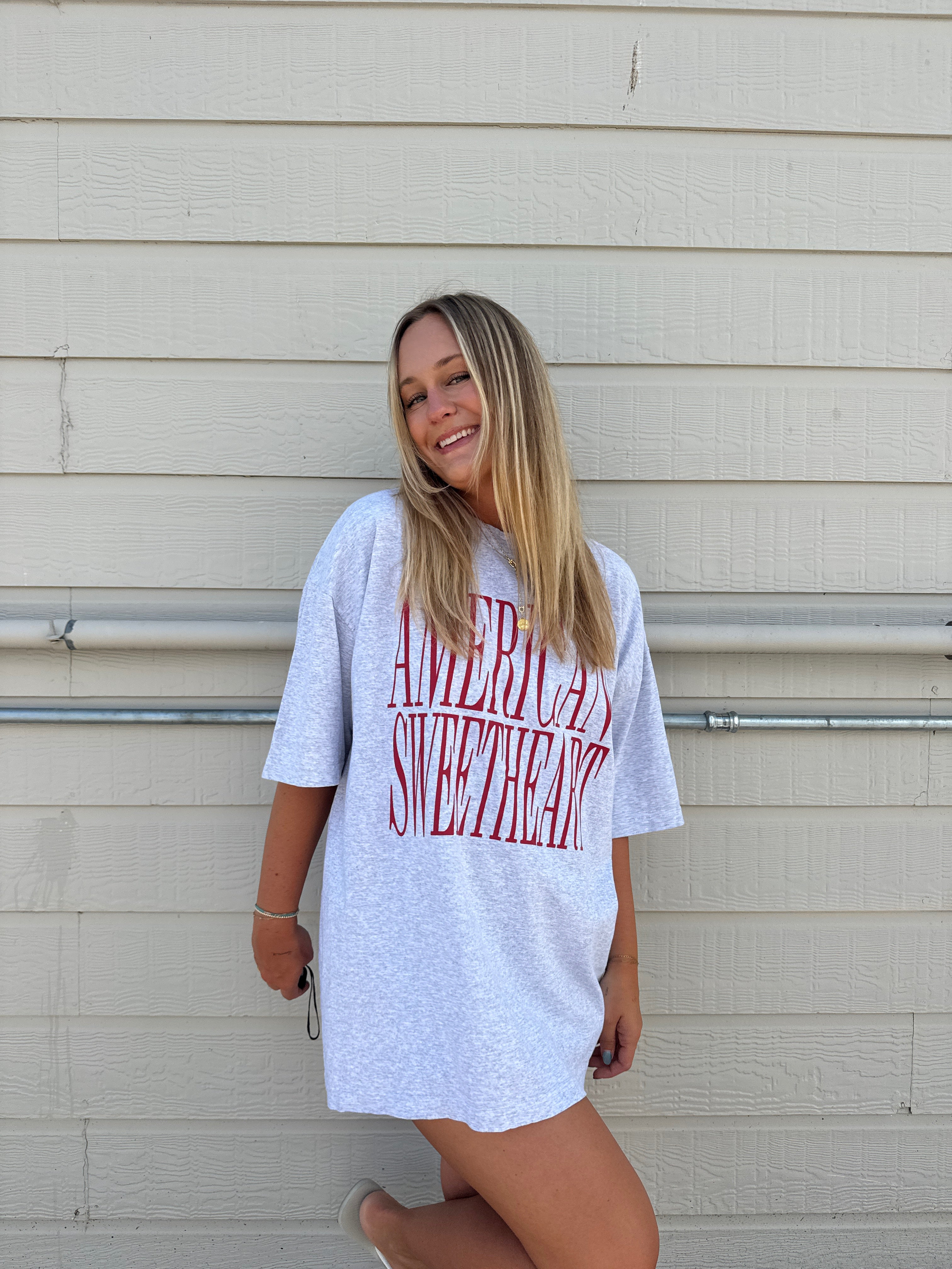 American Sweetheart Boxy Cotton T-Shirt
