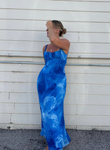 Vibrant Blue Maxi Dress