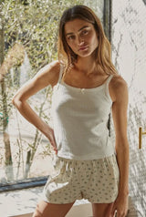 Pointelle Ribbed Cami Top