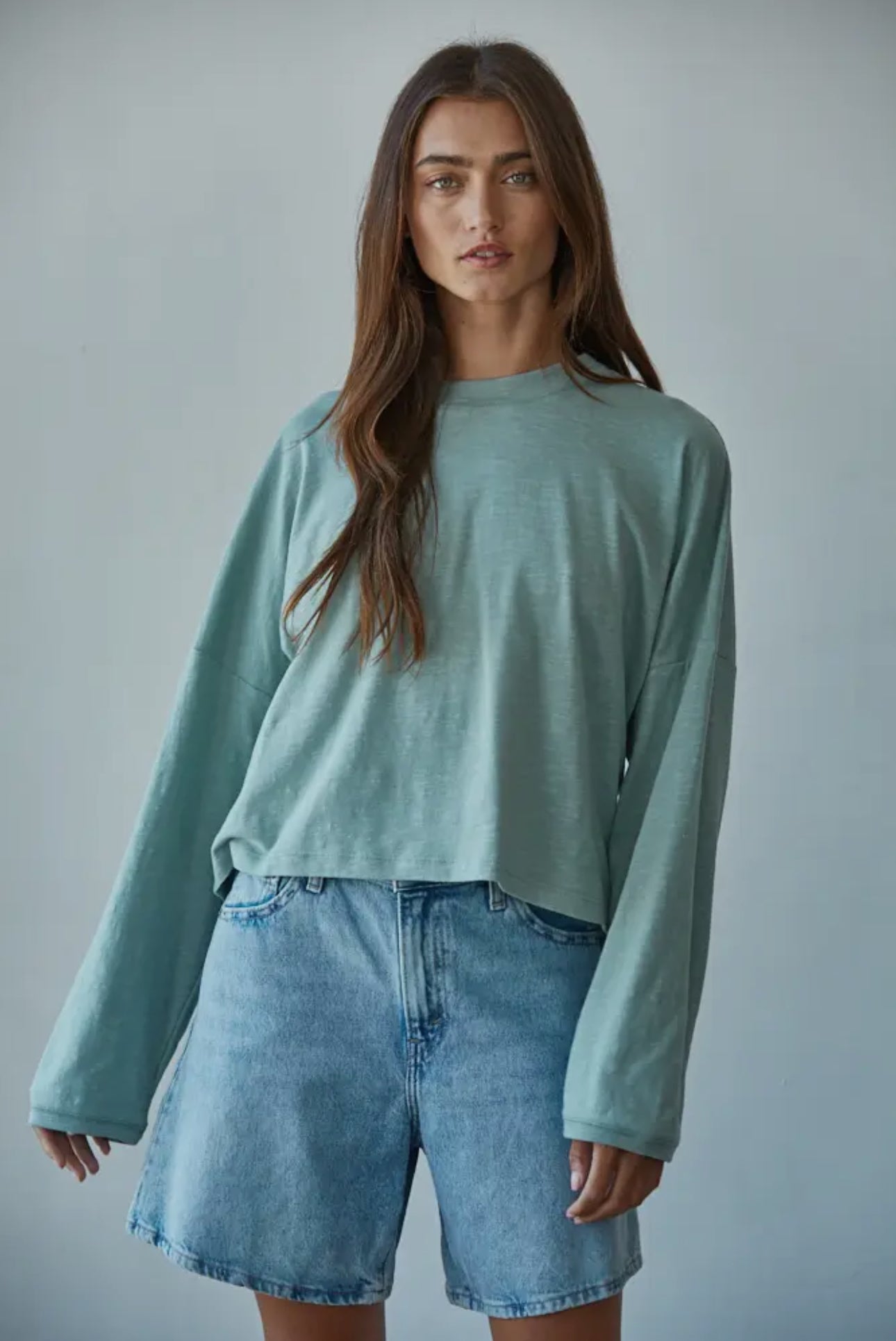 Everyday Mock Long Sleeve Knit