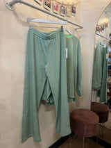 Lime Striped Bottoms - Set