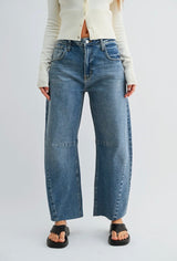 Barrel Jean With Seams