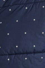 Floral Dot Puffer Jacket