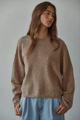 Rolled Pullover Top