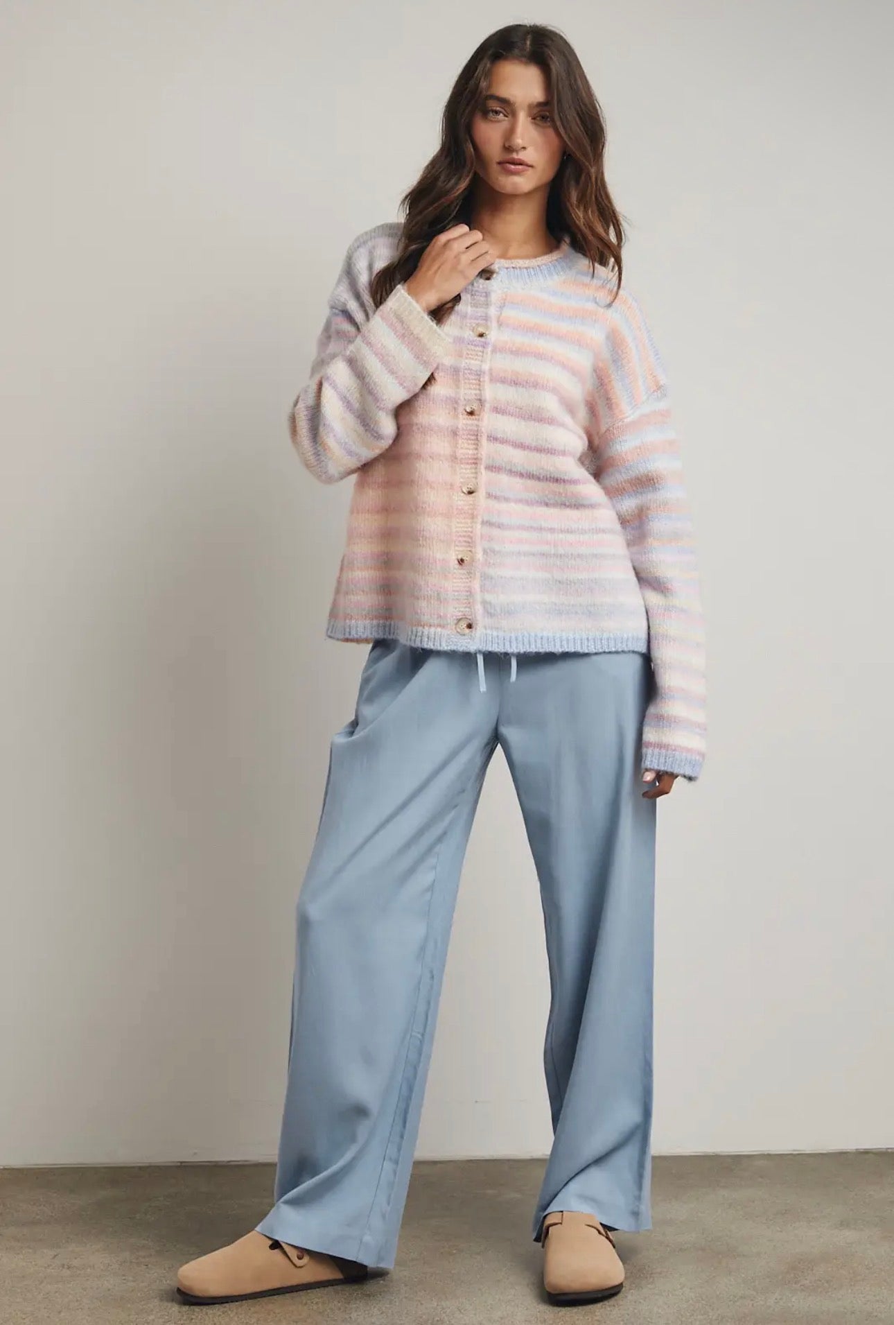 Bubblegum Striped Sweater