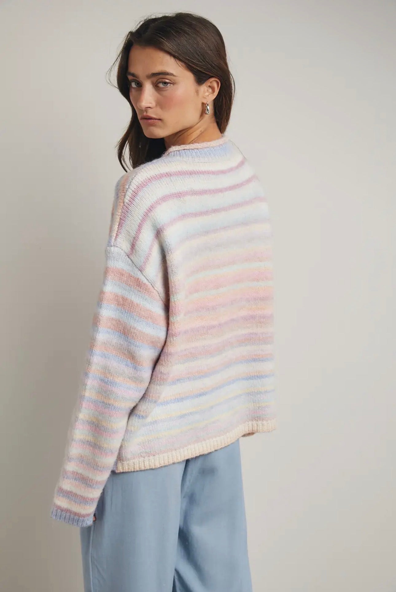 Bubblegum Striped Sweater
