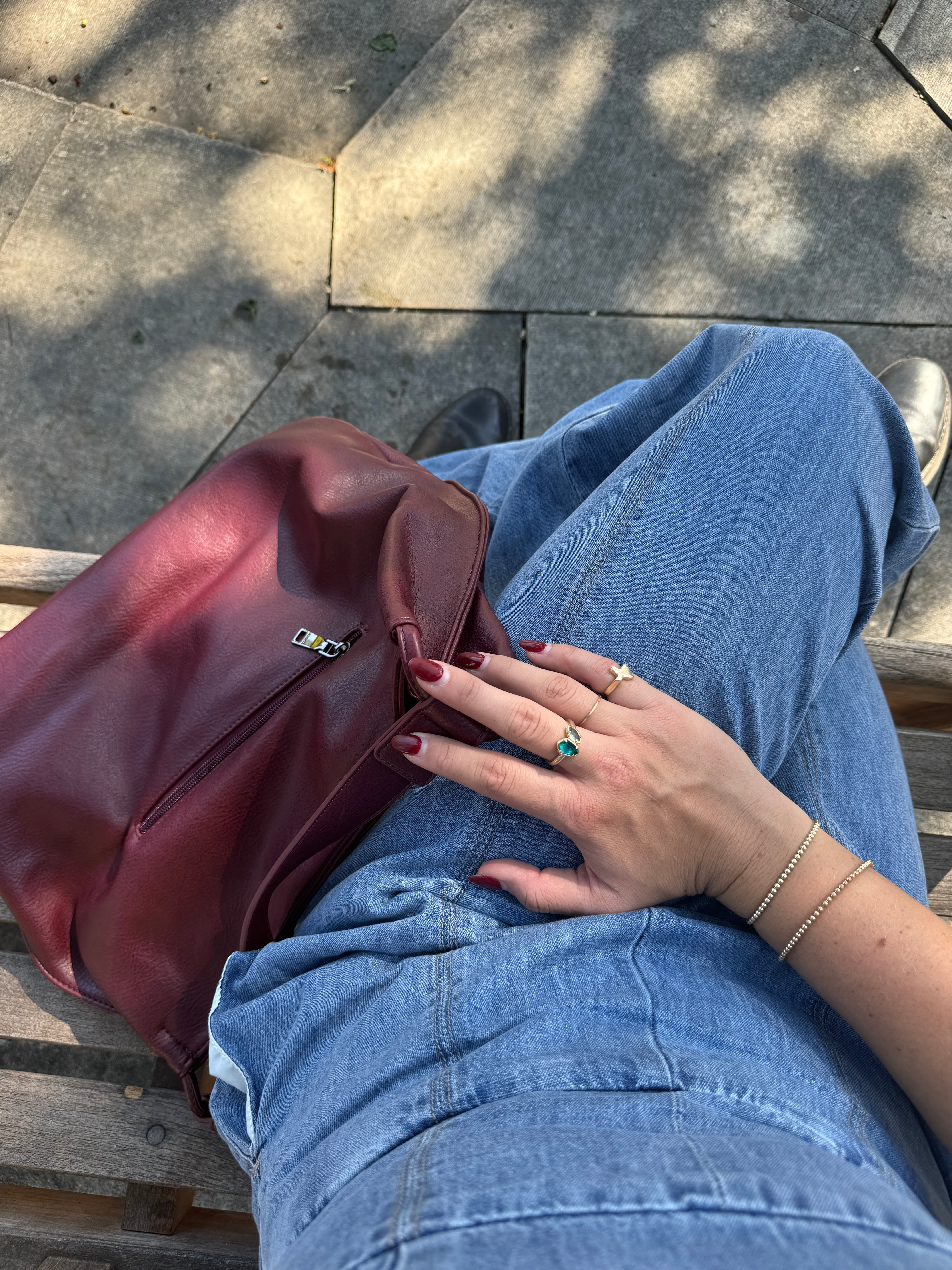 Gina Rustic Tote w/ Inner Compartment