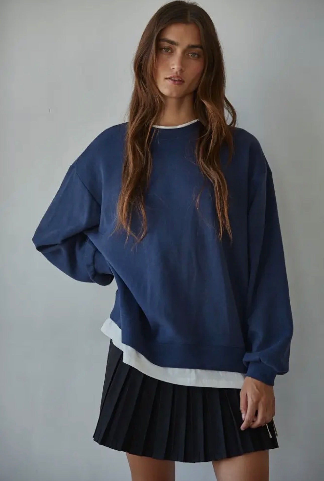 Layered Crew Neck